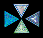 Orden aus vier Dreiecken