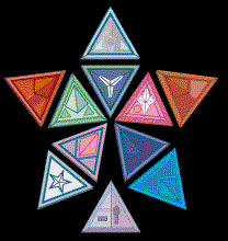 Orden aus elf Dreiecken